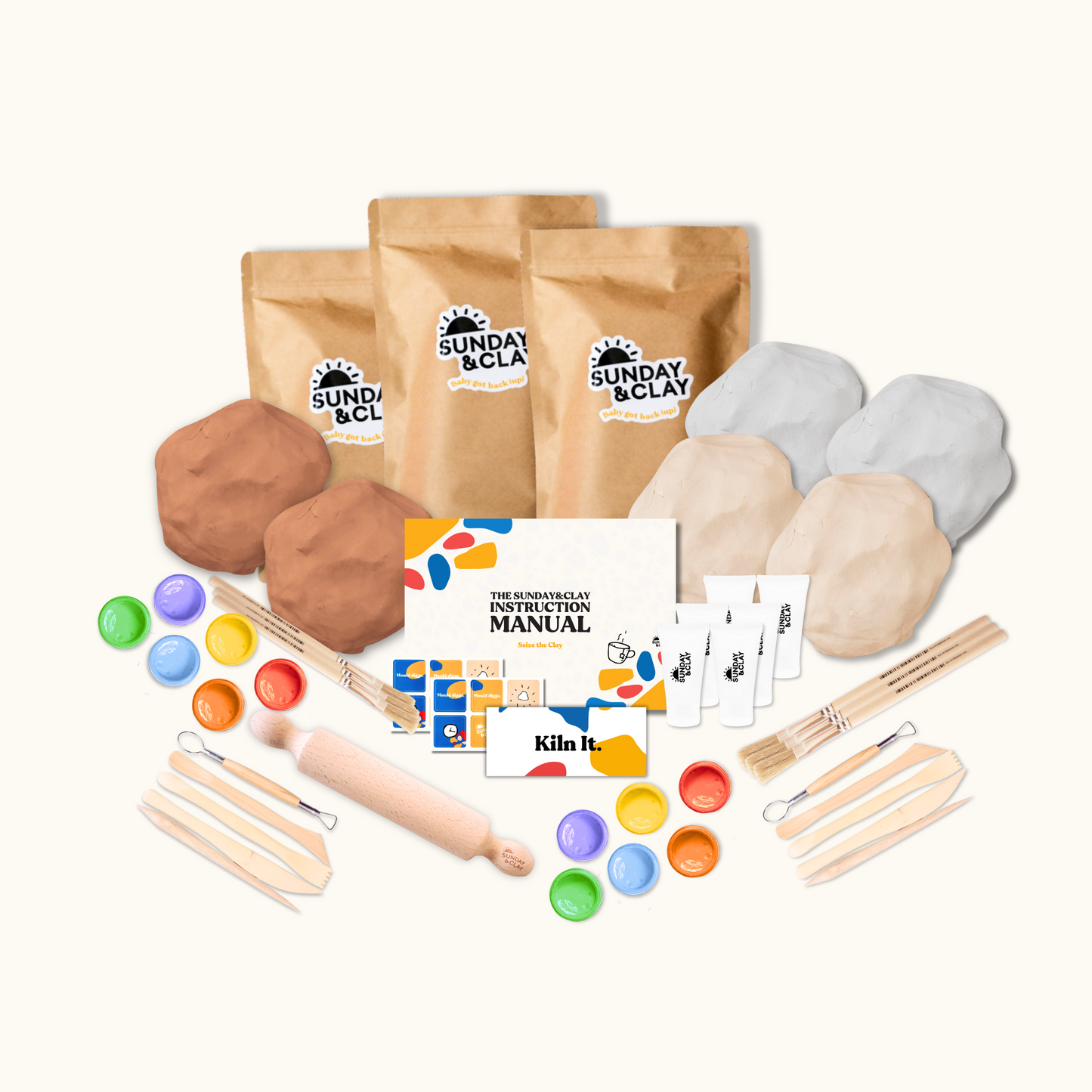 The 4-6ppl S&C Group Clay Party Pack - Sunday&Clay