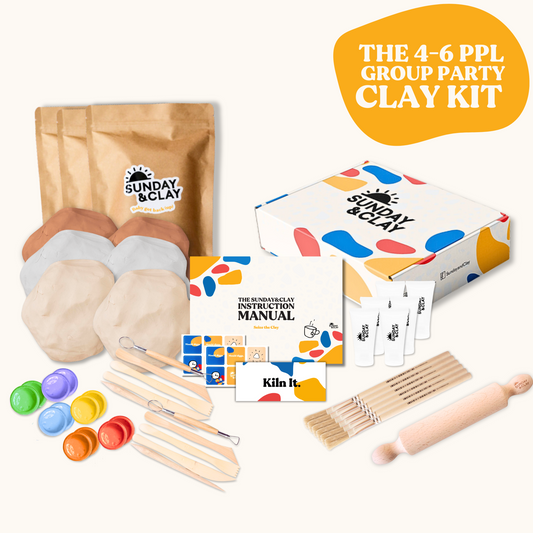 The 4-6ppl S&C Group Clay Party Pack - Sunday&Clay