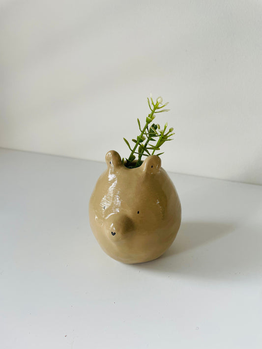 Air Dry Clay Mini Bear Planter