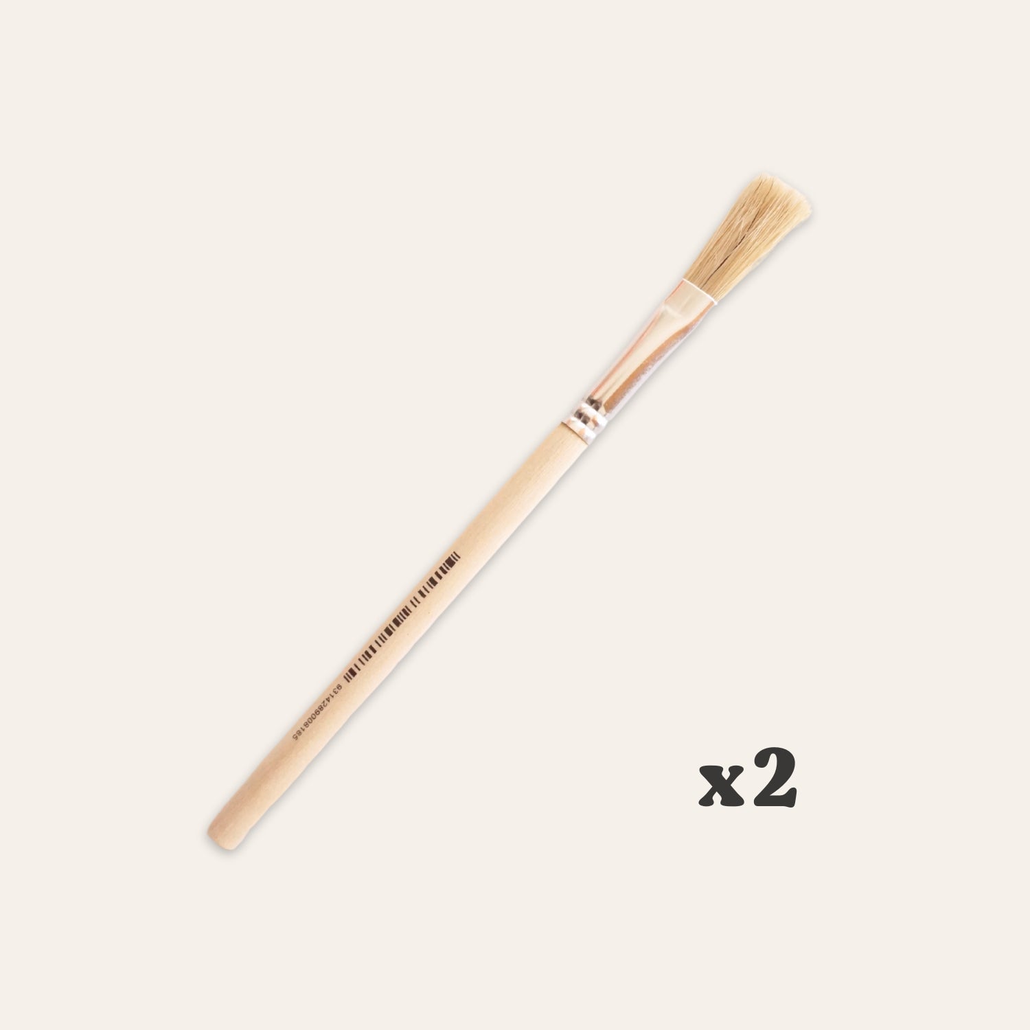 Each clay kit comes with 2x paintbrushes. 