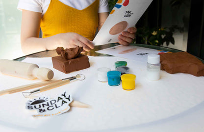 DIY pottery clay kit for couples. Perfect for small gatherings, friends events and gifting!