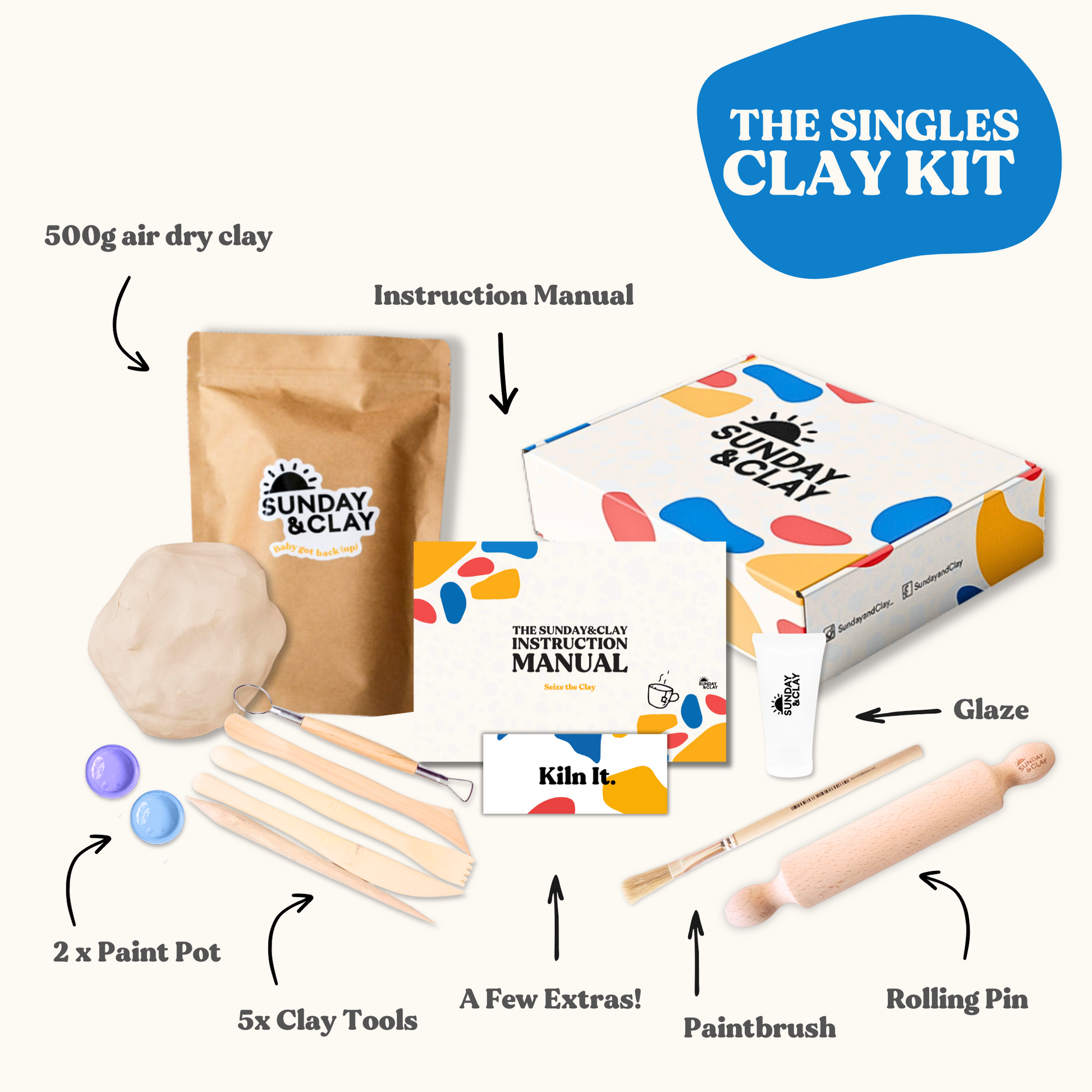 The Singles Clay Kit - Sunday&Clay